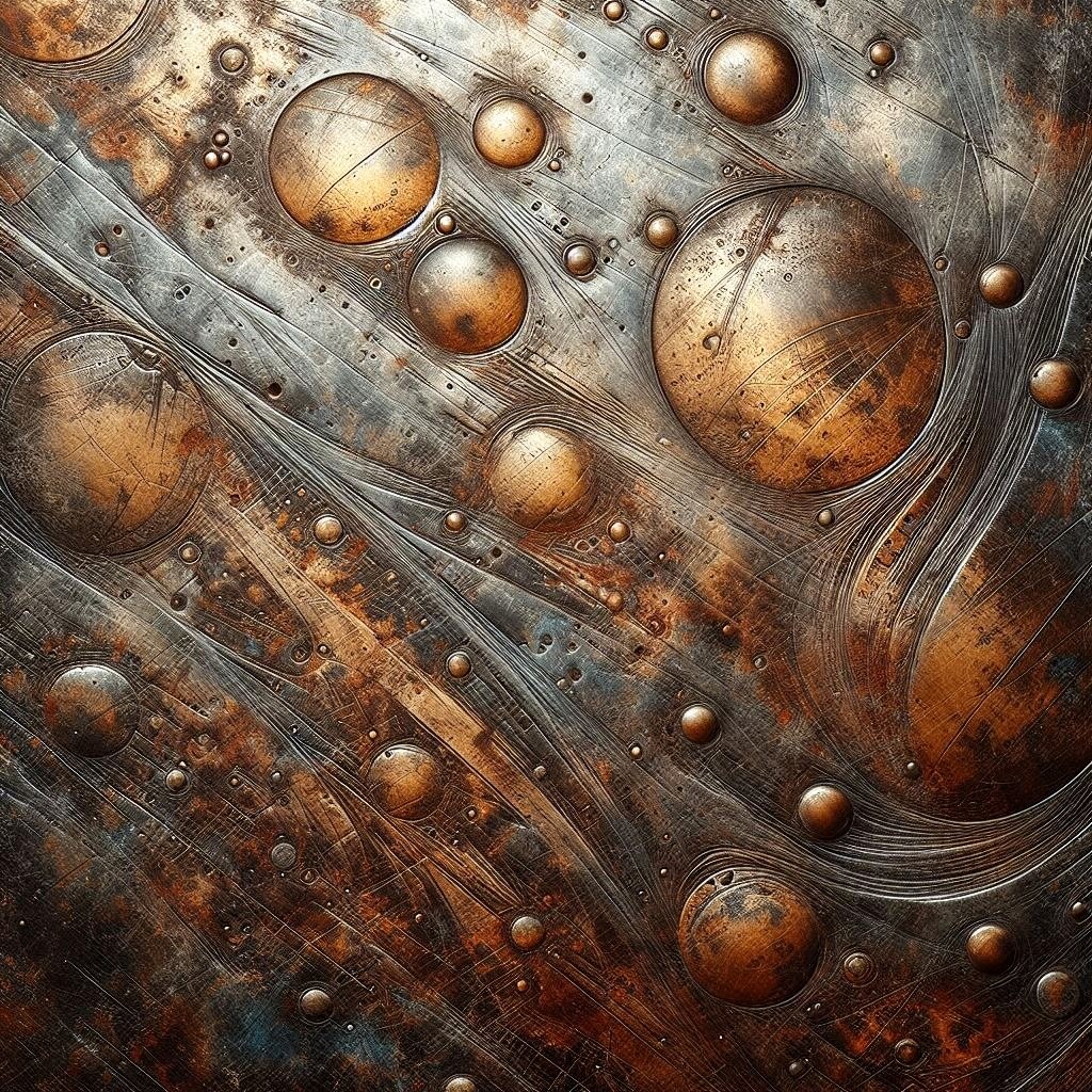 Carreau de métal 3d texturé